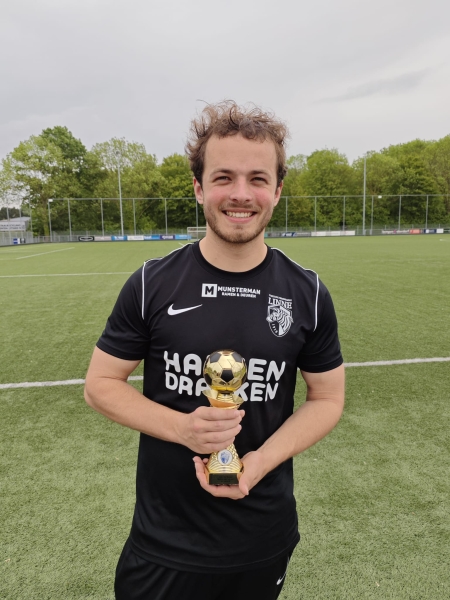 Joeri de Vreese, speler van het jaar vv Linne 2